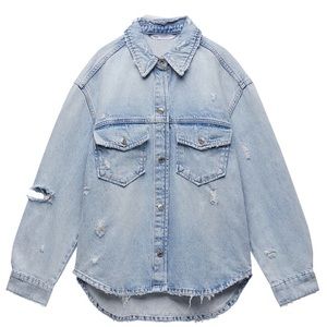 Zara Denim Jacket Shirt